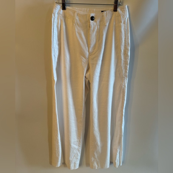 Rag & Bone Sofie wide leg pant white linen NWT - Picture 6 of 13